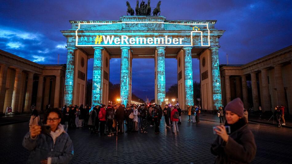 Gedenktag für die Opfer des Holocausts in Berlin