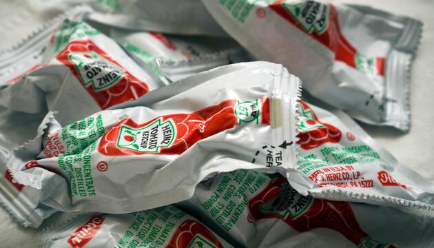 Ketchup-Tüten