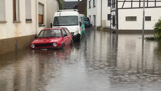 Unwetter in Nordrhein-Westfalen