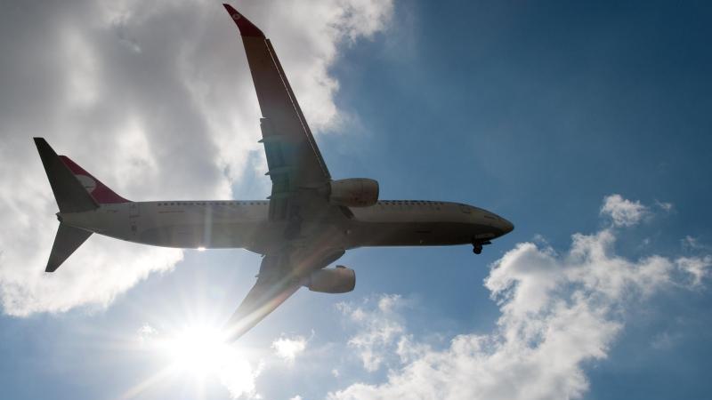 Flugzeug in der Luft