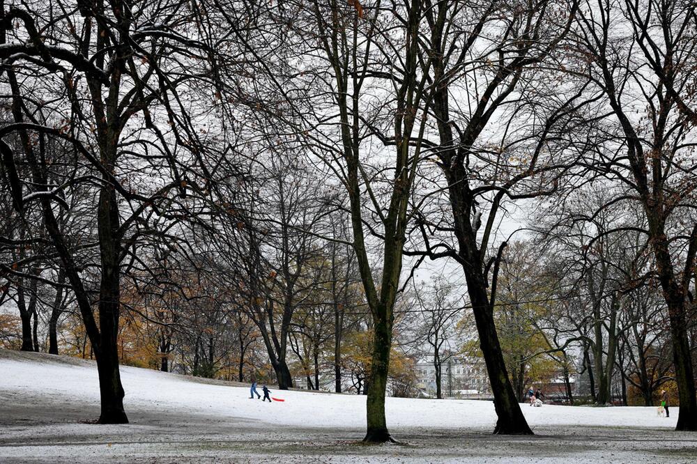 Schnee in Hamburg