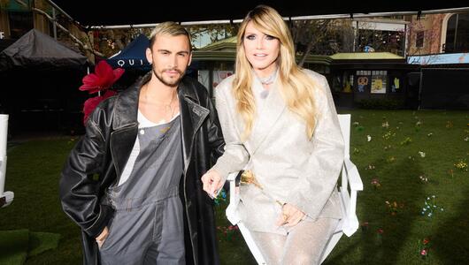 Christian Cowan mit Heidi Klum