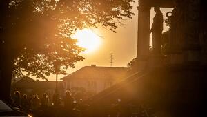 Milchiger Schleier über München