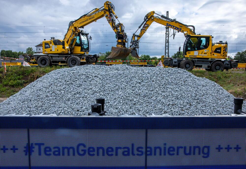 Sanierung der Bahnstrecke Berlin - Hamburg