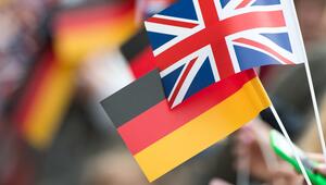 Flaggen von Deutschland Großbritannien