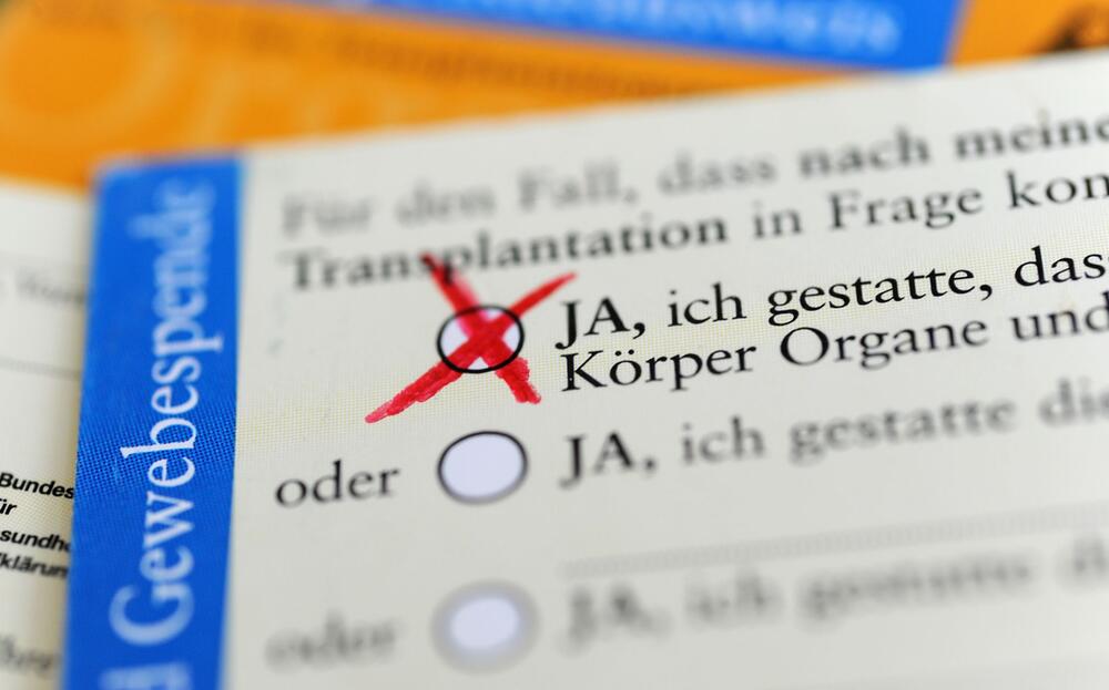 Organspendeausweis