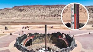 Heißester Ort Chinas: Bis zu 60 Grad in den Flammenden Bergen