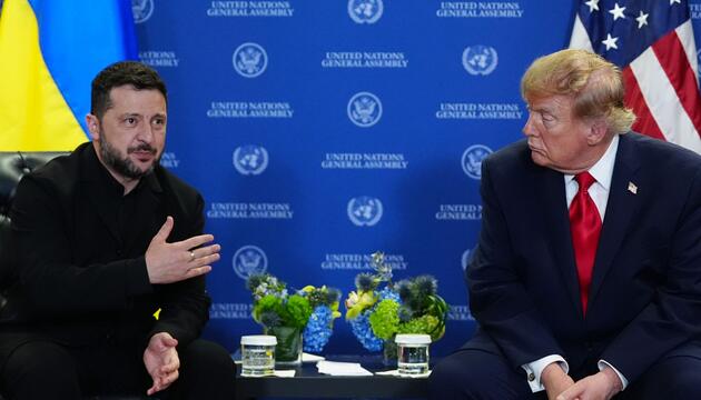 Selenskyj und Trump.