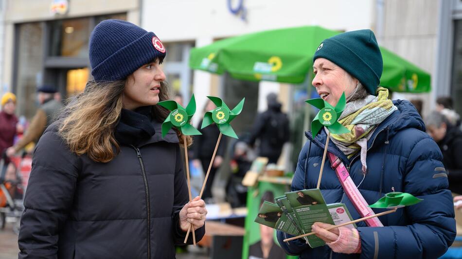 Marie Kollenrott im Wahlkampf