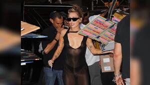 Miley Cyrus in New York City.
