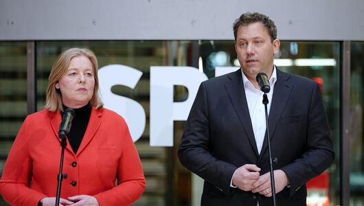Bärbel Bas und Lars Klingbeil