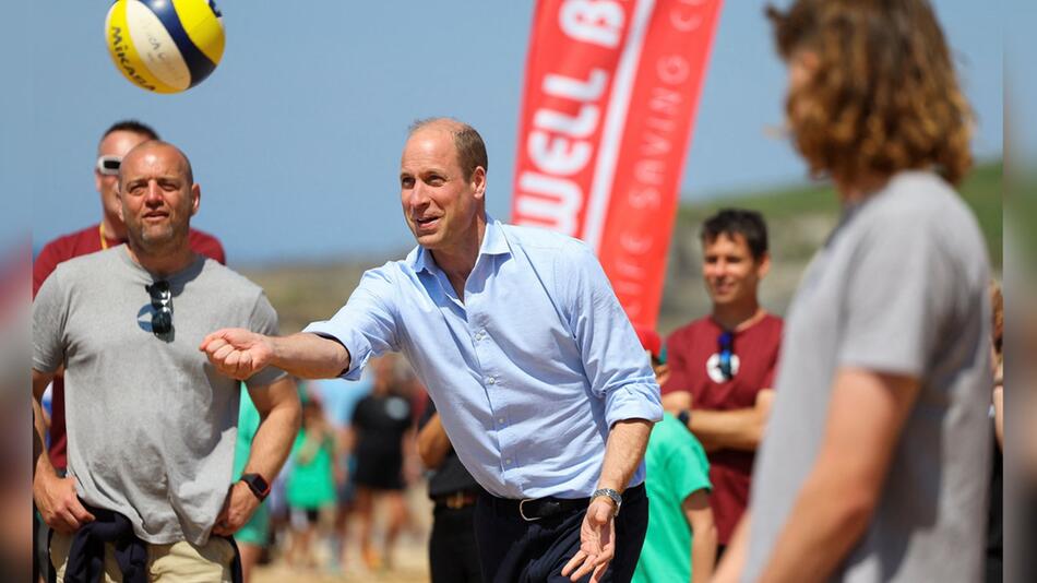 Prinz William bei einem Termin in Cornwall.