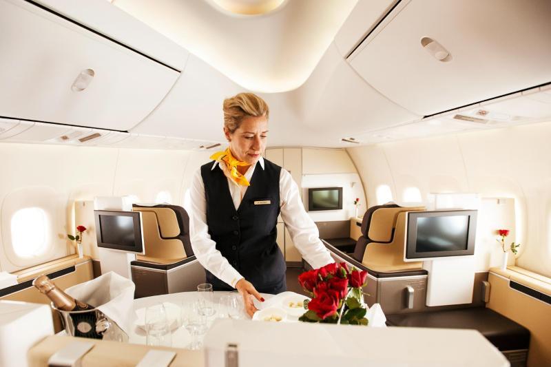 First Class bei Lufthansa