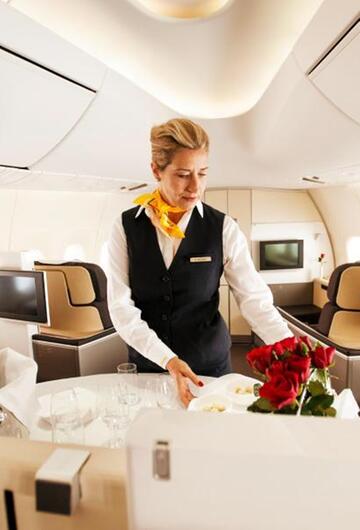 First Class bei Lufthansa