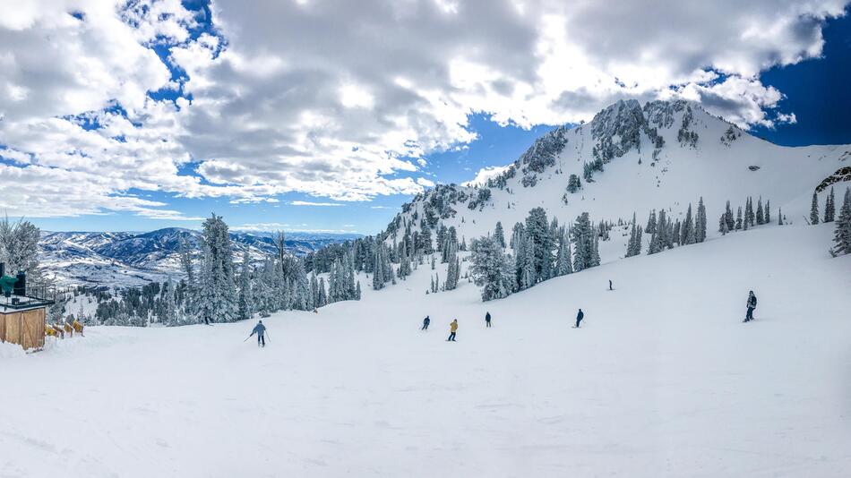 Snowbasin Skiresort von Utah