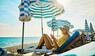 Frau am Strand