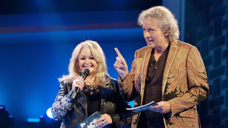 Thomas Gottschalk und Sängerin Bonnie Tyler