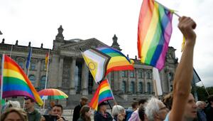 Regenbogen-Protest