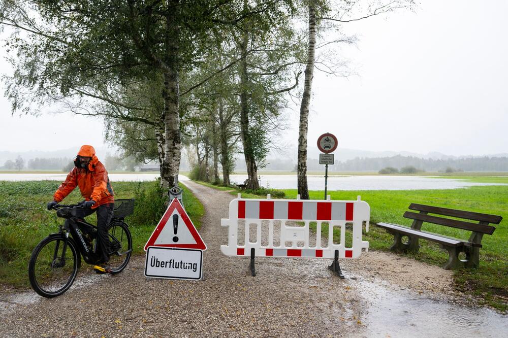 Dauerregen in Bayern