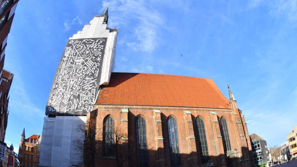 Kunstwerk an der Marktkirche