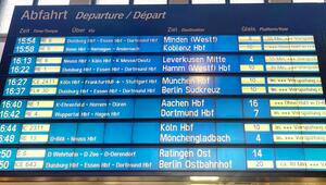 Verspätungen im Bahnverkehr