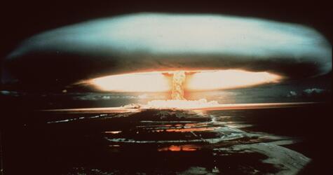 Atomtest auf dem Mururoa-Atoll