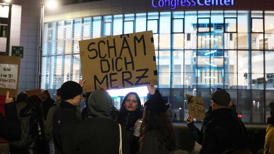 Demonstration zur Migrationspolitik – Erfurt