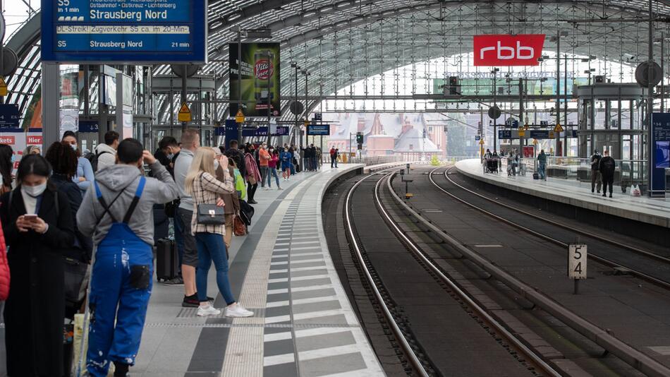 Lokführer-Streik im Personenverkehr - Berlin