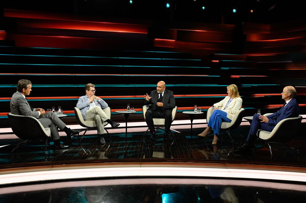 Markus Lanz, Ralf Stegner, Omid Nouripour, Kerstin Münstermann, Michael Thumann