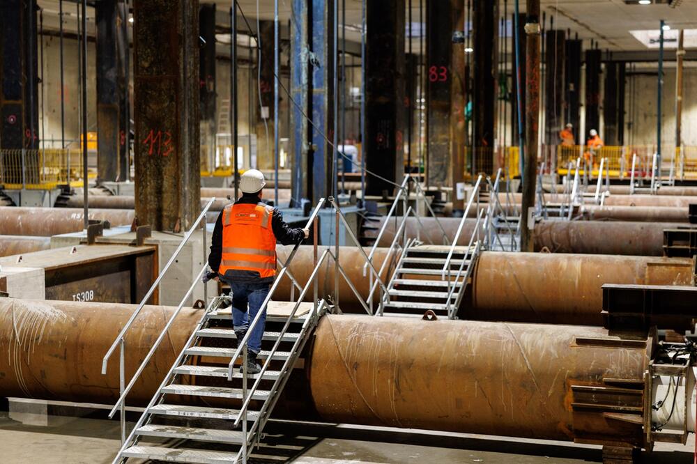 Tunnelanstich für zweite S-Bahn-Stammstrecke in München