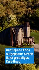 Beetlejuice-Fans aufgepasst: Airbnb listet gruseliges Kult-Haus