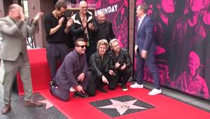 Rockband "Green Day" mit Stern auf "Walk of Fame"
