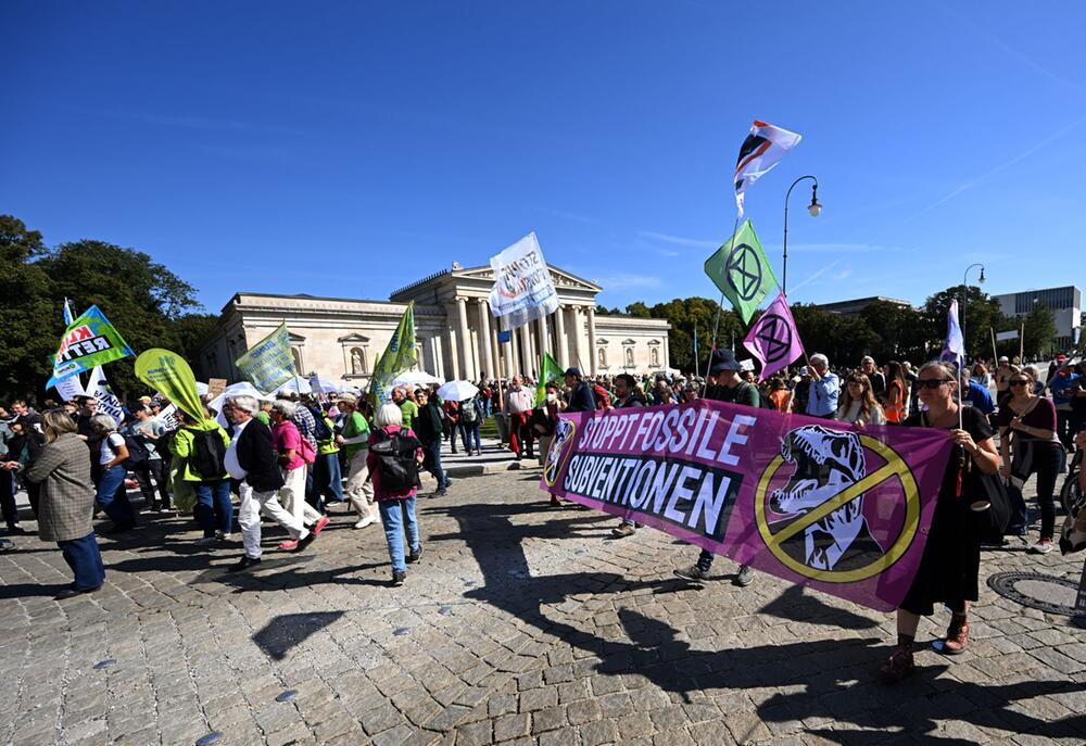 Aufruf zum Klimastreik von Fridays for Future - München