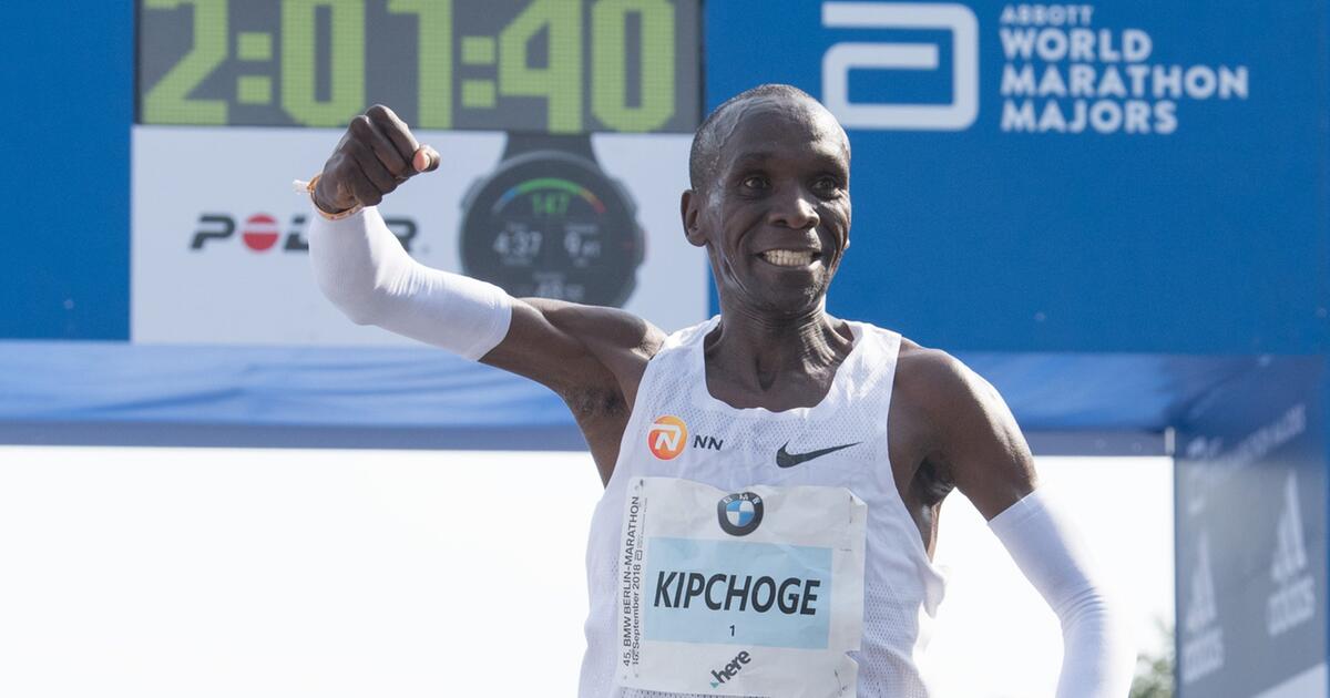 Kenianer Eliud Kipchoge gewinnt BerlinMarathon in Weltrekordzeit WEB.DE