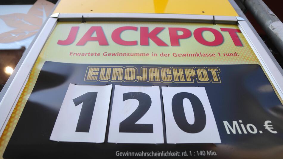 Am Dienstag, den 4. Juni sind 120 Millionen Euro im Eurojackpot zu gewinnen.