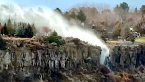 Verkehrte Welt: Wasserfall in Idaho fließt rückwärts