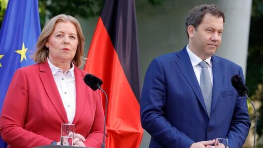 Die SPD-Vorsitzenden Bärbel Bas und Lars Klingbeil 