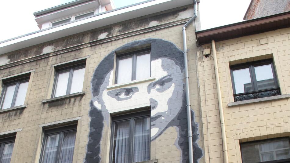 Greta Thunberg Graffiti in Brussels