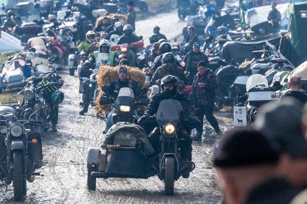 Elefantentreffen der Motorradfahrer im Bayerischen Wald