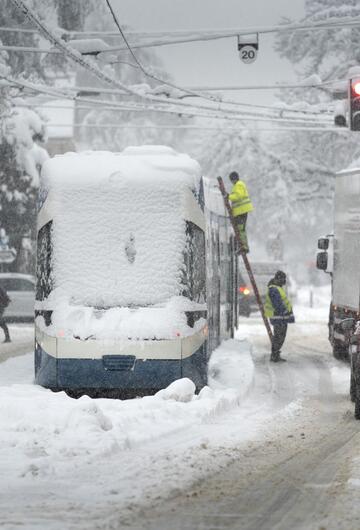 Schnee in der Schweiz