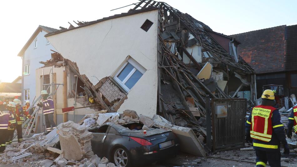 Haus in Baden-Württemberg eingestürzt