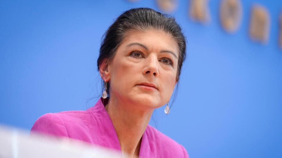 Sahra Wagenknecht (BSW) in der Bundespressekonferenz