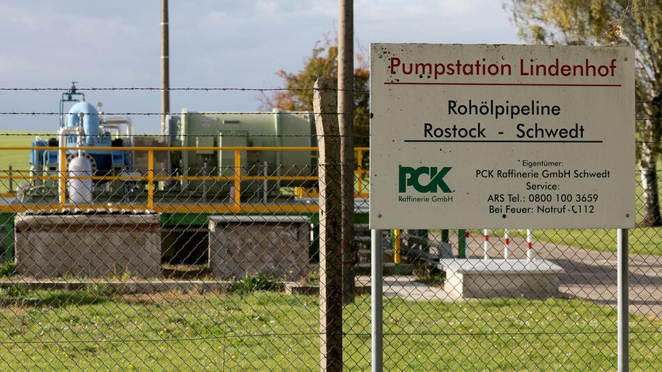 Pumpstation an Ölleitung der PCK Schwedt