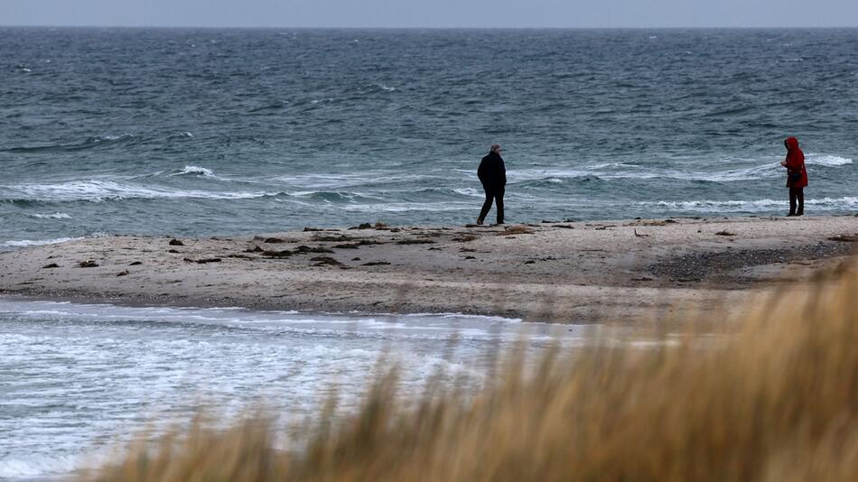 Mildes Winterwetter an der Ostsee