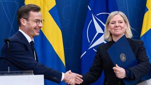 Ulf Kristersson und seine Vorgängerin Magdalena Andersson