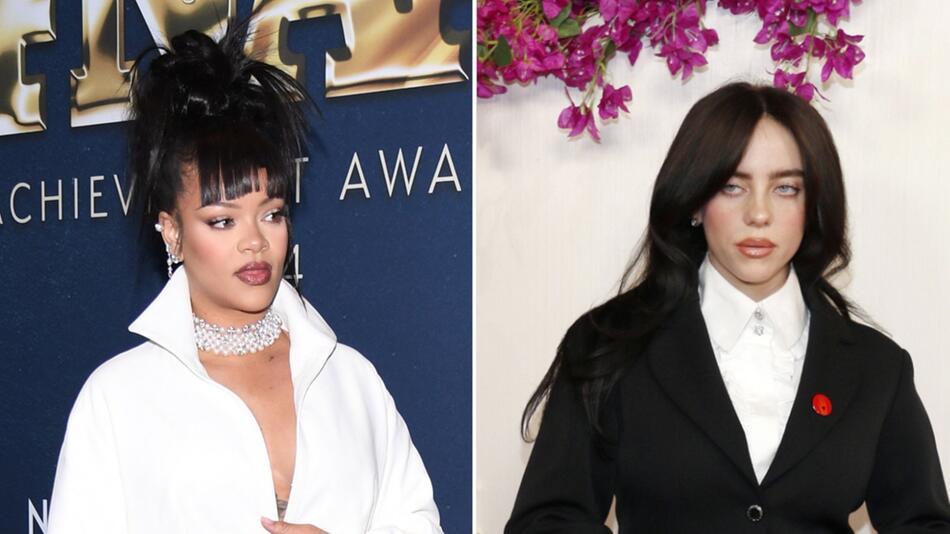 Rihanna und Billie Eilish bewundern sich gegenseitig und wollen miteinander arbeiten.