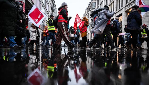 Warnstreik im öffentlichen Dienst in Berlin und Brandenburg