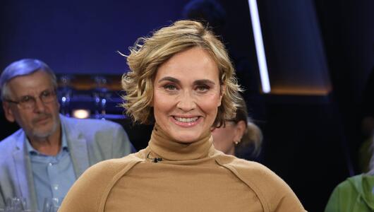 Caren Miosga am Freitag in der "NDR Talk Show".