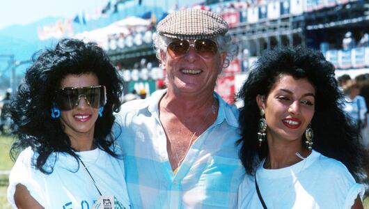 Ronnie Biggs beim Grand Prix von Brasilien in Rio de Janeiro. (Aufnahmedatum: 26.03.1989)