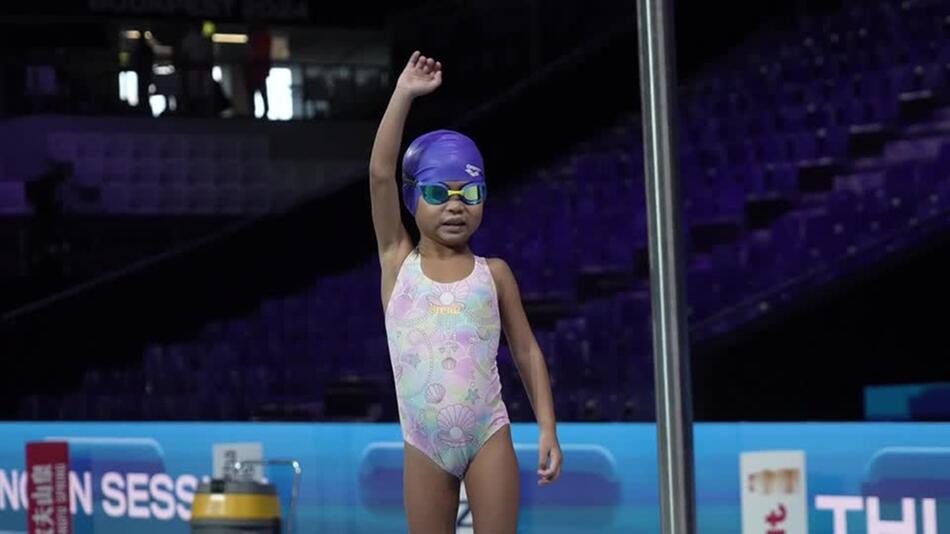 Fünfjährige Schwimmerin zu Gast bei WM